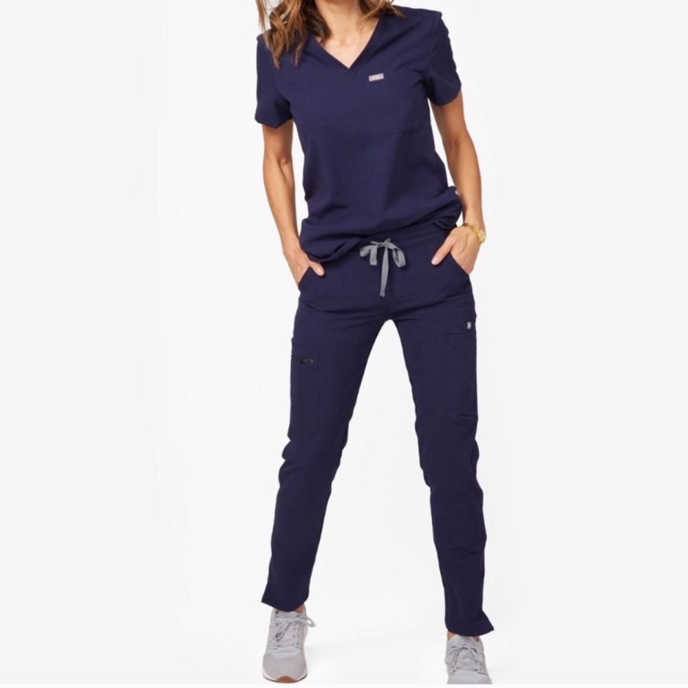 NWT Navy Blue Figs Yola Scrubs
